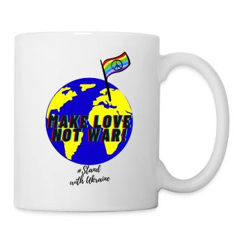 Make Love not War! - Tasse - Weiß - Rechts