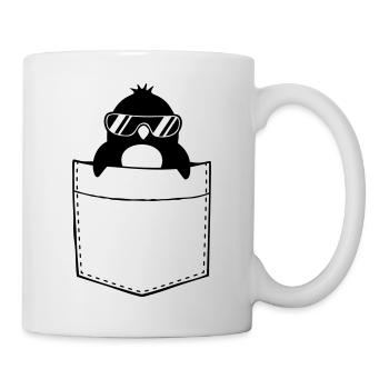 Shirt Chest Pocket Penguin - Mug - white - Right