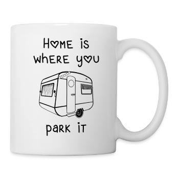 camping caravane mode de vie amour amour - Mug blanc - blanc - Droite