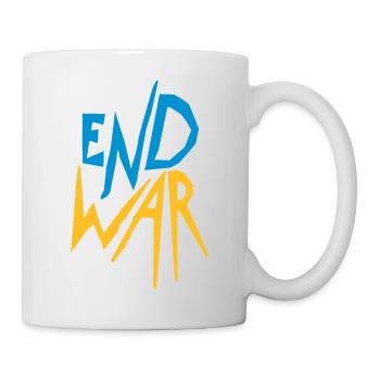 Ukraine End War - Mug - white - Right