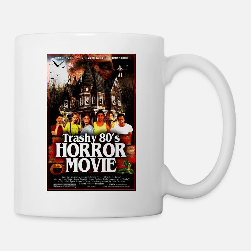 Trashy 80s Horror Movie - Mug - white