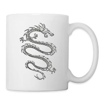 Drachen Fantasy Drachen Geist Reptilien Bestien - Tasse - Weiß - Rechts