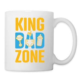 Be the Kingof the DAD Zone ! - Tasse - Weiß - Rechts