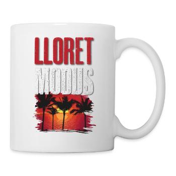 Lloret De Mar Modus - Tasse - Weiß - Rechts
