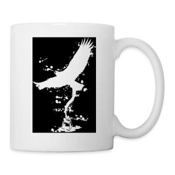 | d’aigle | des oiseaux Liberté | Encre - Mug blanc - blanc - Droite