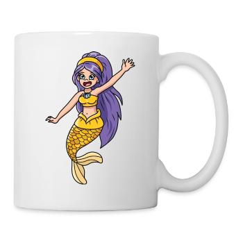 Sirène - Mug blanc - blanc - Droite
