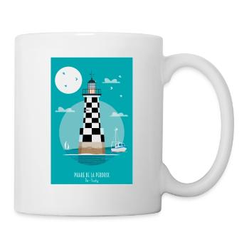 Phare de la Perdrix - Ile Tudy - Mug blanc - blanc - Droite
