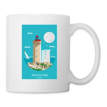Phare du Petit Minou -Plouzané - Mug blanc - blanc - Droite