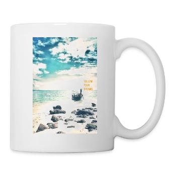 follow your dreams - Tasse - Weiß - Rechts