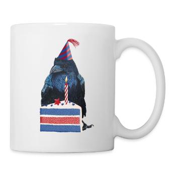 Birthday Party Raven Crow - Mug - white - Right