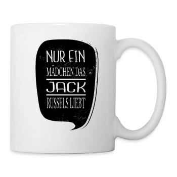 zitat tier schäferhund chihuahua geschenk - Tasse - Weiß - Rechts