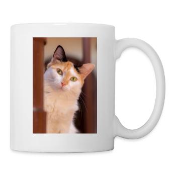 Die Katze - Tasse - Weiß - Rechts