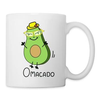 Omacado - Oma Avocado Familien fotoshooting - Tasse - Weiß - Rechts