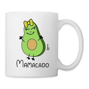 Mamacado Mama Avocado - Muttertag Mami - Tasse - Weiß - Rechts