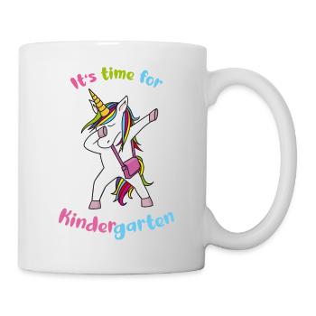 Unicorn It's time for Kindergarten - Mug - white - Right