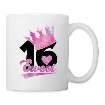 16ÈME ANNIVERSAIRE SWEET 16 - Mug blanc - blanc - Droite