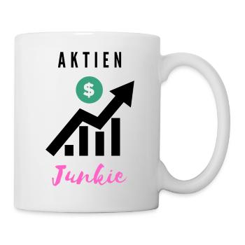 Aktienjunkie 3 - Tasse - Weiß - Rechts