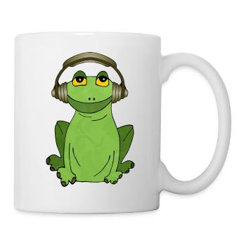Frosch - Tasse - Weiß - Rechts