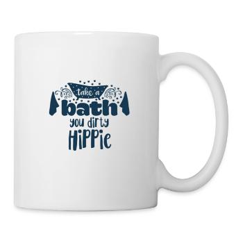 Prenez un bain vous sale hippie déclaration douche amusante - Mug blanc - blanc - Droite