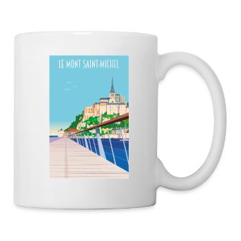 Mont Saint Michel - Mug blanc - blanc - Droite