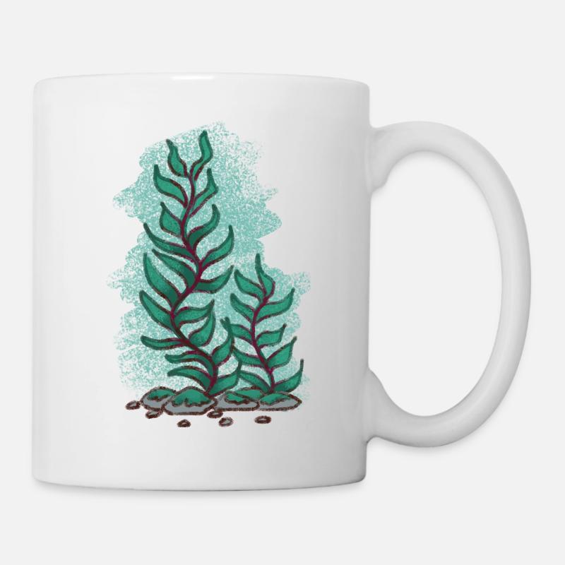 Algues 1 - Mug blanc - blanc
