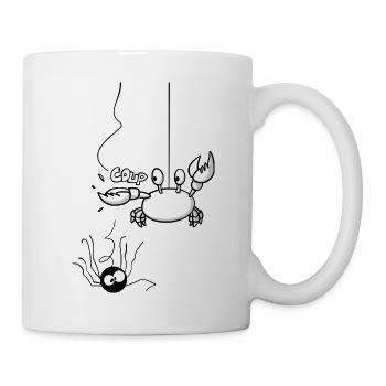 Beth l'araignée et Steve le crabe 2 - Mug blanc - blanc - Droite