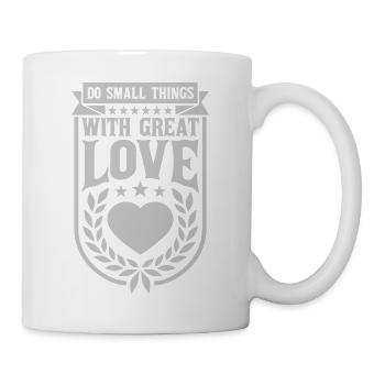 Quote do small things - Mug - white - Right