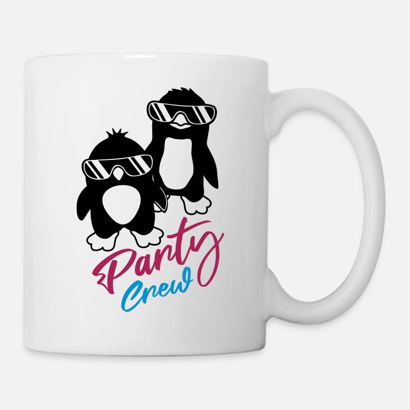 Penguin Friends Party Crew - Mug blanc - blanc