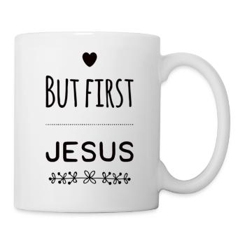 But First Jesus - Mug - white - Right