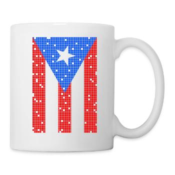 8bit Puerto Rico - Tasse - Weiß - Rechts