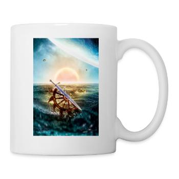 L’épée et la couronne - Mug blanc - blanc - Droite