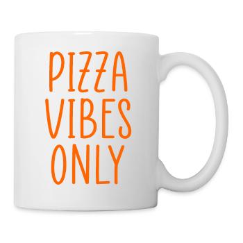 pizza vibes only - Mug - white - Right