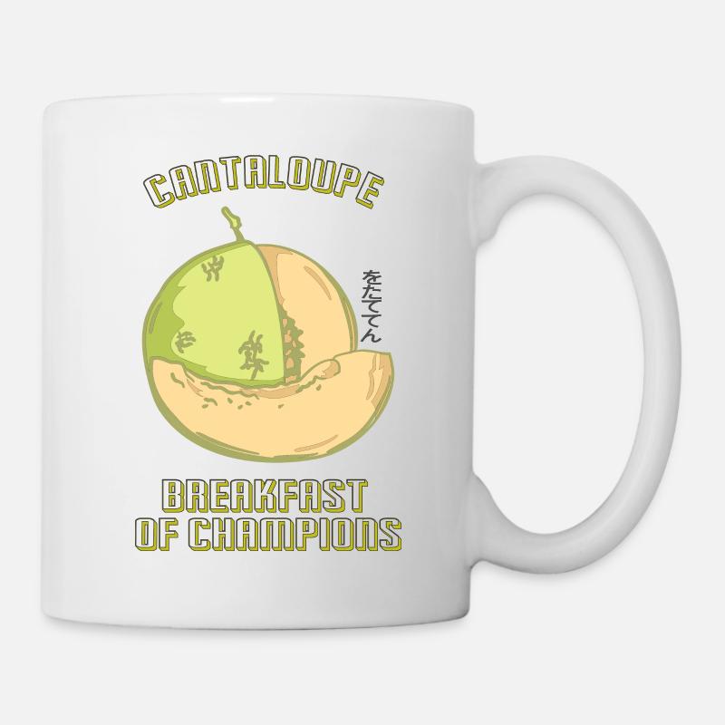 fruity and cool honeydew melon design - Mug - white