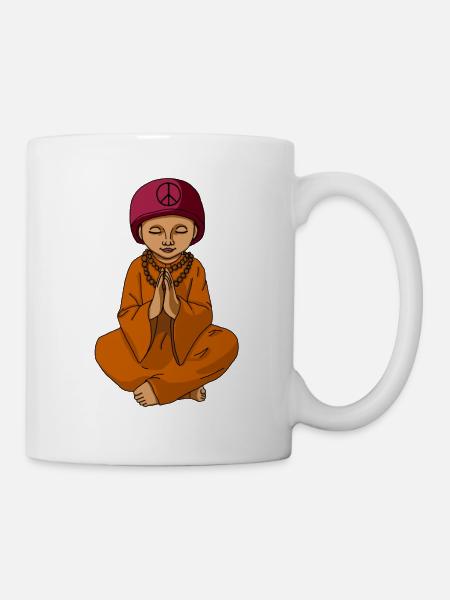 Peace Buddha - Mug - white
