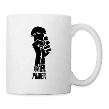 Schwarzer Perigord Power - Tasse - Weiß - Rechts