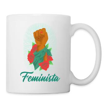 Féministe. Droits des femmes et égalité - Mug blanc - blanc - Droite