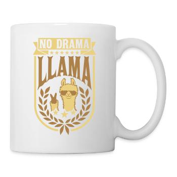 No Drama Lama Laurel Wreath - Mug blanc - blanc - Droite