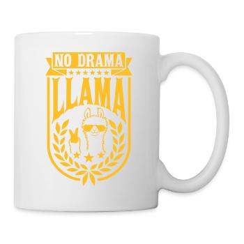 Emblem No Drama Llama - Mug - white - Right