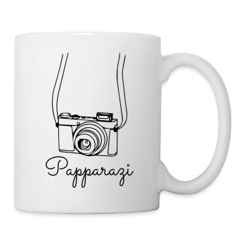 Papparazi photographer - Tasse - Weiß - Rechts