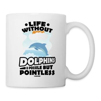 Delfin - Tasse - Weiß - Rechts