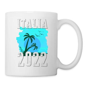 Italia 2022 Palmiers - Mug blanc - blanc - Droite