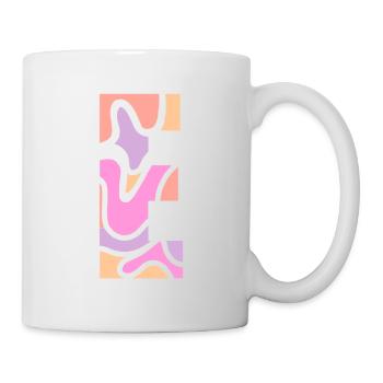letter E - Tasse - Weiß - Rechts
