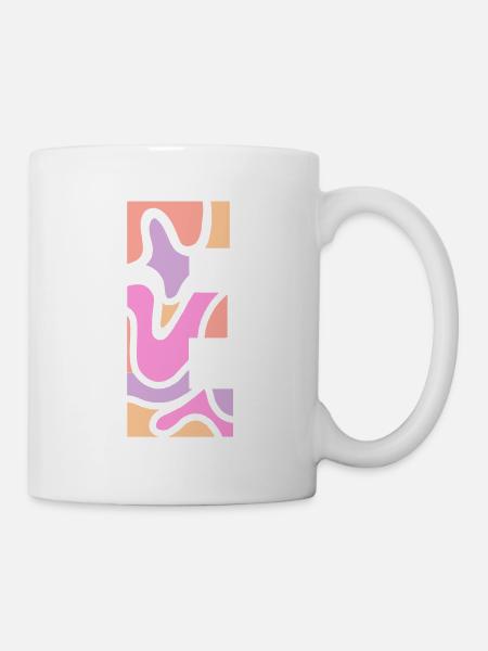 letter E - Tasse - Weiß