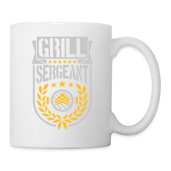 Grill Sergeant Laurel Wreath Barbecue - Mug - white - Right
