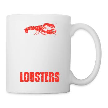 Keep Calm And Eat Lobsters Vintage Funny Present - Mug - white - Right