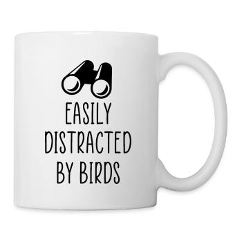Vogelbeobachtung - Tasse - Weiß - Rechts