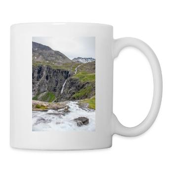 Trollstigen Tverelva Stigfossen Trollstigen - Tasse - Weiß - Rechts