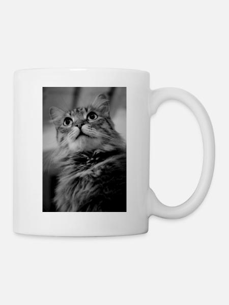 Chat - Mug blanc - blanc