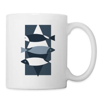 Fishes - Mug - white - Right