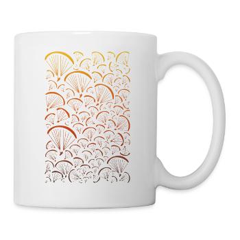 Paragliders Course Sunset - Mug - white - Right